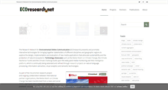 Desktop Screenshot of ecoresearch.net